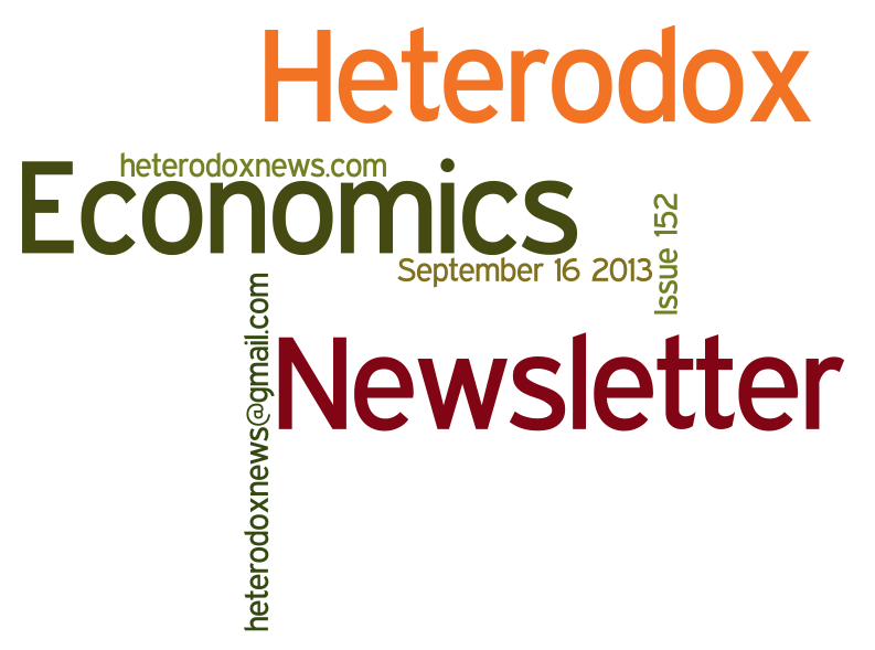 Heterodox Economics Newsletter 152